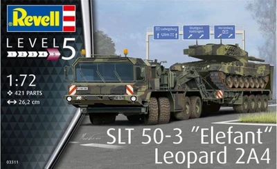 03311  техника и вооружение  SLT 50-3 "Elefant" Leopard 2A4  (1:72) 4009803895741