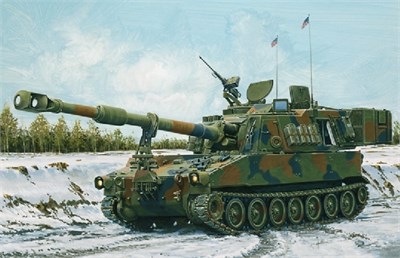 0372  техника и вооружение  M-109 A6 PALADIN  (1:35) 8001283803724