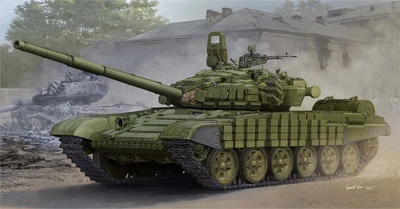 05599  техника и вооружение  Танк-72Б/Б1 с реактивной бронёй контакт-1 (1:35) 9580208055992