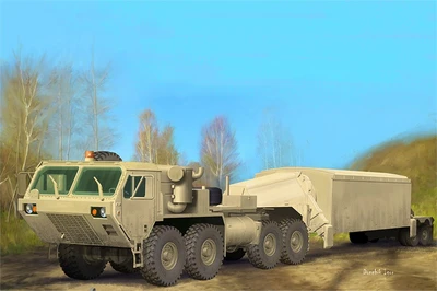 07177  техника и вооружение  M983 Tractor & AN/TPY-2 X Band Radar  (1:72) 9580208071770