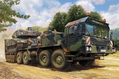 07196  техника и вооружение  Slt-56 Tractor with 56t Semi Trailer  (1:72) 9580208071961