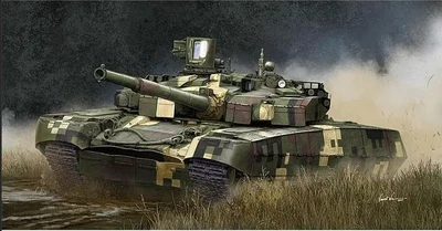 09512  техника и вооружение  Ukrainian Танк-84BM Oplot MBT  (1:35) 9580208095127