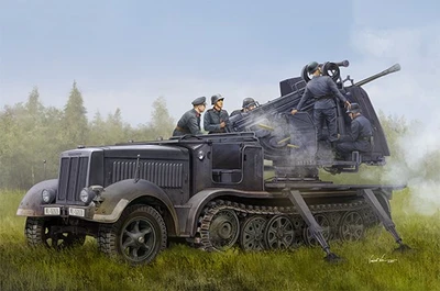 09513  техника и вооружение  German 5cm FLAK 41 auf Selbstfahrlafette (Sd.Kfz. 7/2)  (1:35) 9580208095134