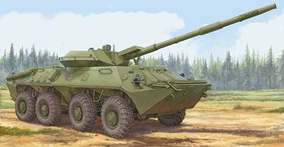 09536  техника и вооружение  САУ  Soviet 2S14 Zhalo-S 85mm anti-tank gun  (1:35) 9580208095363