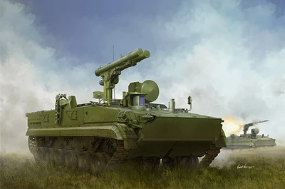 09551  техника и вооружение  БТР Russian 9P157-2 Khrizantema-S Anti-tank system  (1:35) 9580208095516