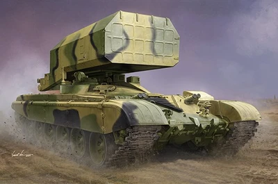 09560  техника и вооружение  Russian TS-1 Multiple Rocket Launcher Mod.1989  (1:35) 9580208095608