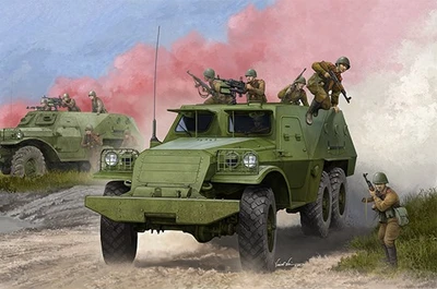 09573  техника и вооружение  Soviet BTR-152V1 APC  (1:35) 9580208095738