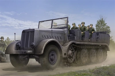 09575  техника и вооружение  Schwerer Zugkraftwagen 18 t Sd.Kfz.9 Artillery Version  (1:35) 9580208095752
