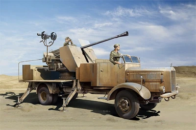 09595  техника и вооружение  L4500A mit 5cm Flak 41 I  (1:35) 9580208095950