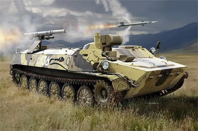09605  техника и вооружение  Russian 9P149 Launching Vehicle of 9K114 Shturm-S ATGM system  (1:35) 9580208096056