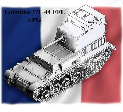 100055  техника и вооружение  Французская САУ Lorraine 37L 44FFL  (1:100) 2000000168791