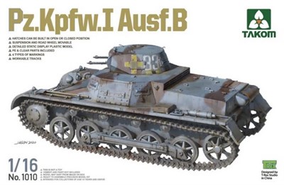 1010  техника и вооружение  Pz.I Ausf.B  (1:16) 4897051421689