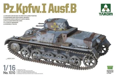 1010  техника и вооружение  Pz.I Ausf.B  (1:16) 4897051421689