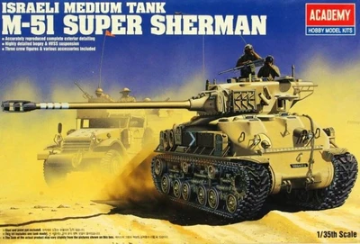 13254  техника и вооружение  M51 SUPER SHERMAN  (1:35) 603550013737