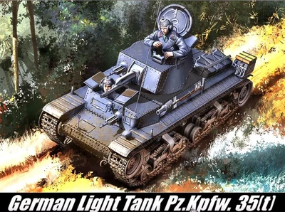 13280  техника и вооружение  Pz.Kpfw. 35(t)  (1:35) 8809258921721