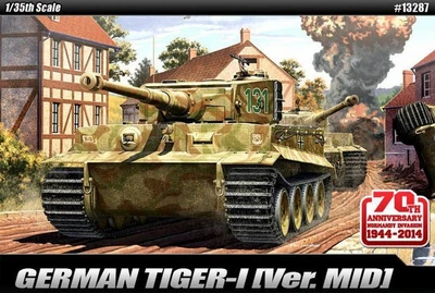 13287  техника и вооружение  Pz.VI Tiger-I (mid. ver.) "Anniv.70 Normandy Invasion 1944"  (1:35) 2000002078067