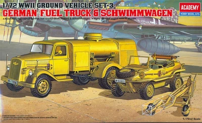 13401  техника и вооружение  German Fuel Truck & Schwimmwagen  (1:72) 603550134012
