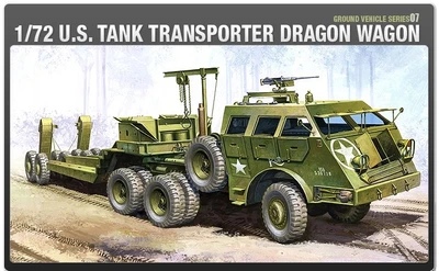13409  техника и вооружение  U.S. Tank Transporter Dragon Wagon  (1:72) 603550134098