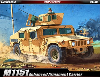 13415  техника и вооружение  M1151 Enhanced Armament Carrier (1:35) 8809258922872