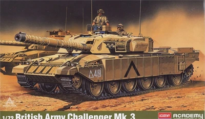 13426  техника и вооружение  British Army Challenger Mk.3  (1:72) 8809845381471
