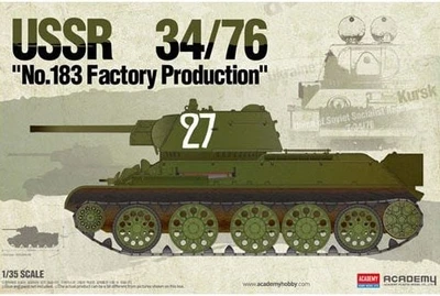 13505  техника и вооружение  Танк-34/76 No.183 Factory Production  (1:35) 8809258925712