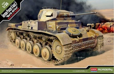 13535  техника и вооружение  Panzer II Ausf. F North Africa  (1:35) 8809258923817