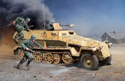 13540  техника и вооружение  German Sd.kfz. 251/1 Ausf. C  (1:35) 8809845380399
