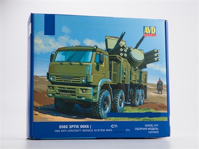 1437AVD  техника и вооружение  КМЗ-6560 ЗРПК 96К6 (П-С1)  (1:43) 4610045014373