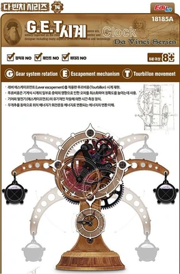 18185  техника и вооружение  G.E.T. Clock 8809258923220
