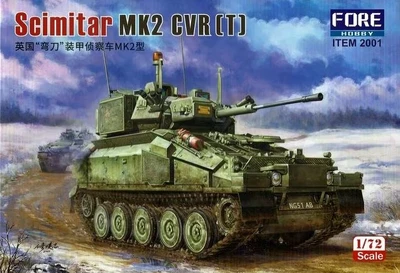 2001  техника и вооружение  Fv107 Scimitar Mark 2  (1:72) 6974540042018