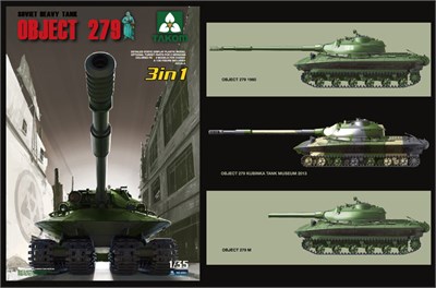 2001  техника и вооружение  Soviet Heavy Tank OBJECT 279 (3 in 1)  (1:35) 4897051420026