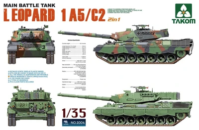 2004  техника и вооружение  LEOPARD 1 A5/C2  (1:35) 4897051420064