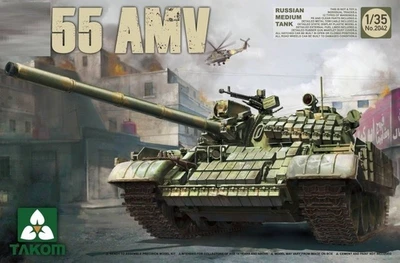 2042  техника и вооружение  Танк-55 AMV  (1:35) 4897051420484
