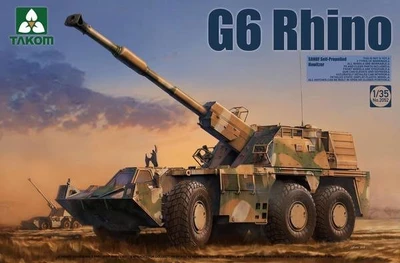 2052  техника и вооружение  G6 Rhino SANDF Self-Propelled Howitzer  (1:35) 4897051420675