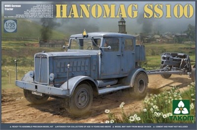 2068  техника и вооружение  Тягач  Hanomag SS100  (1:35) 4897051420682