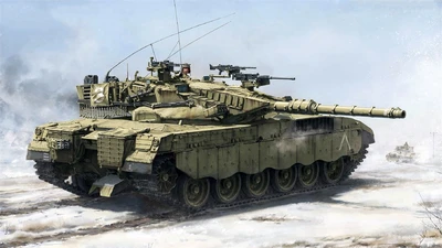 2079  техника и вооружение  Merkava Mk.1 Hybrid  (1:35) 4897051421023