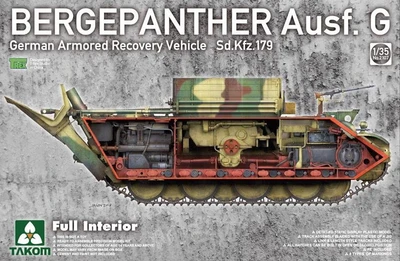 2107  техника и вооружение  Bergepanther Ausf. G Full Interior  (1:35) 4897051421405