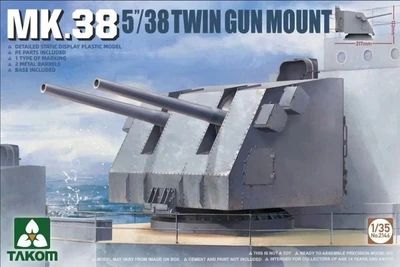 2146  техника и вооружение  MK.38 5''/38 Twin Gun Mount  (1:35) 4897051421993