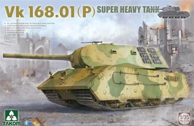 2158  техника и вооружение  Vk 168.01 (P) Super Heavy Tank  (1:35) 4897051422389