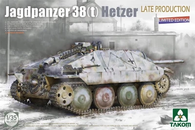 2172X  техника и вооружение  Jagdpanzer 38(t) Hetzer Late Limited Edition (Without Interior)  (1:35) 4897051422853