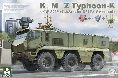 2173  техника и вооружение  КМЗ Typhoon-K w/ RP-377VM1 & Arbalet-DM RCWS module  (1:35) 4897051422747
