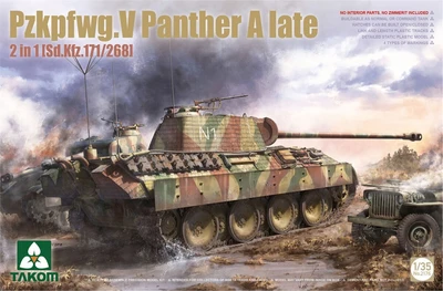 2176  техника и вооружение  Sd.Kfz. 171 Sd.Kfz. 267 Panther A Late 2in1 (171/168)  (1:35) 4897051422716