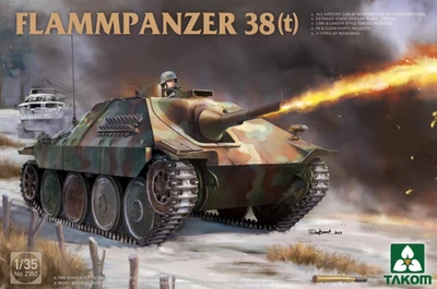 2180  техника и вооружение  Flammpanzer 38(t)  (1:35) 4897051423003