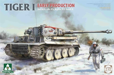 2196  техника и вооружение  Sd.Kfz.181 Pz.Kpfw.VI Ausf.E Tiger I Early Production  (1:35) 4897051423409