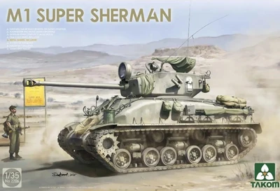 2206  техника и вооружение  M1 Super Sherman  (1:35) 4897051423492
