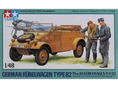 32501  техника и вооружение  Kubelwagen type 82 (+ 2 фигуры)  (1:48) 2000000077055