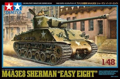 32595  техника и вооружение  U.S. Medium Tank M4A3E8 Sherman "Easy Eight"  (1:48) 4950344325955