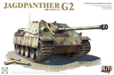 35002  техника и вооружение   Jagdpanther G2 с металлическим стволом (Blitz Super)  (1:35) 4897051423508