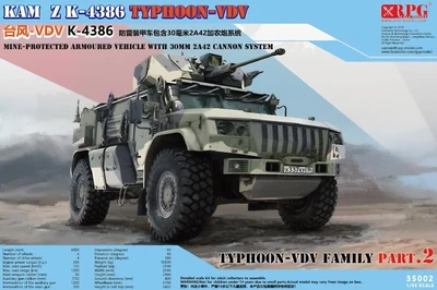35002  техника  и вооружение  K-4386 Typhoon-VDV with 30 mm 2A42 cannon system  (1:35) 6971889310143