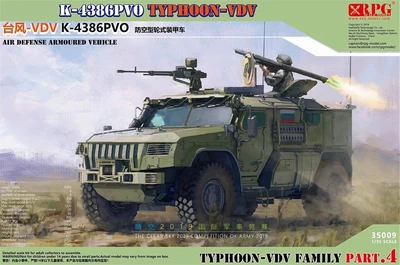 35009  техника  и вооружение  K-4386PVO Typhoon-VDV Air Defence Armoured Vehicle  (1:35) 6971889310518